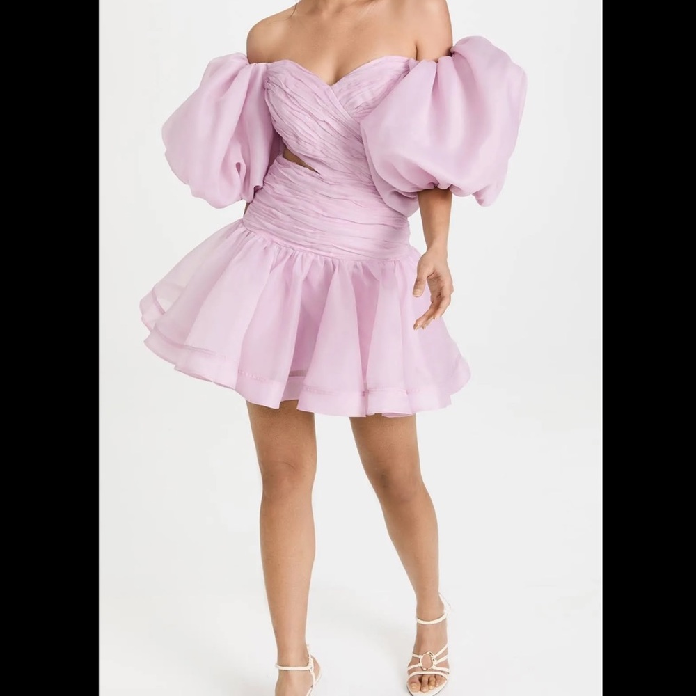 Aje Myriad Cut Out minidress - Lilac, size 6